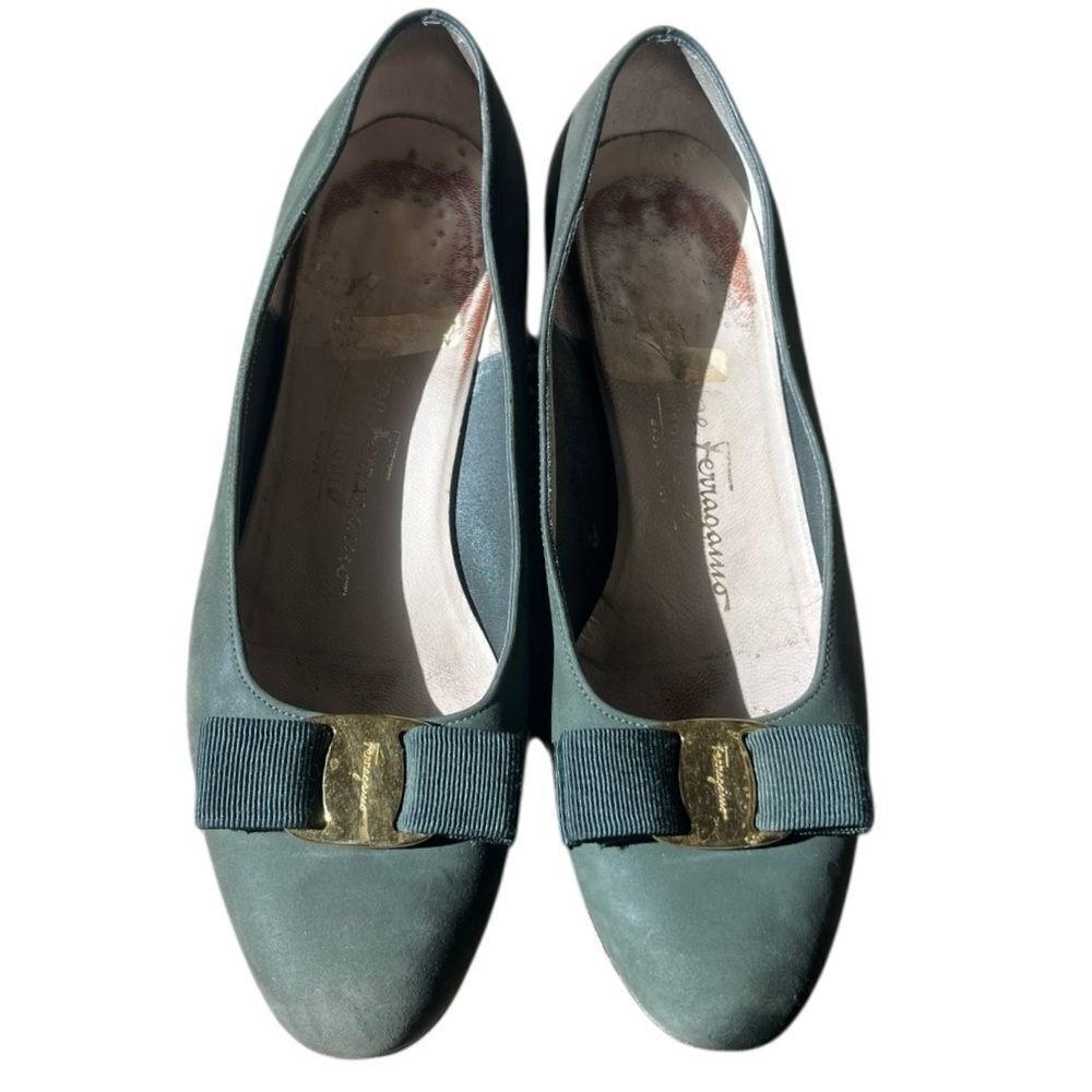 Salvatore Ferragamo Black Leather Footwear - Picture 8 of 8